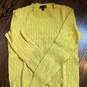 J. Crew Cambridge cable sweater size S. NWOT